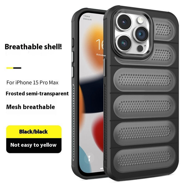 Funda refrigerante con rejilla para iPhone 15