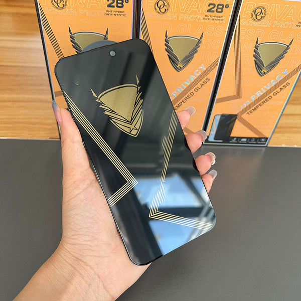 Anti-Spy Privacy Glass Screen Protector for iPhone 15 / 16 Series