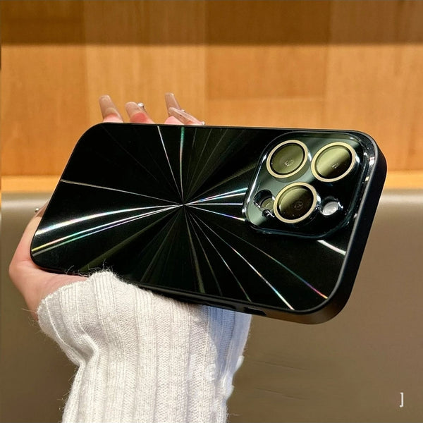 CD Pattern Case with Lens Protection for iPhone 15 Series