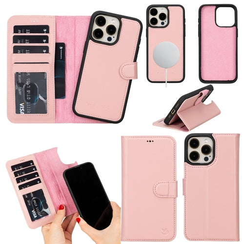 Funda cartera de piel MagSafe Casper para iPhone 16 Pro Max