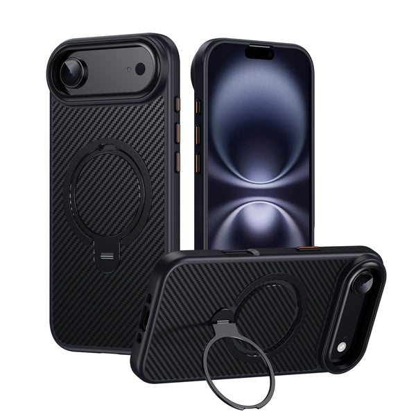 Aramid Fiber Texture MagSafe Case for iPhone 15 / 17 Series