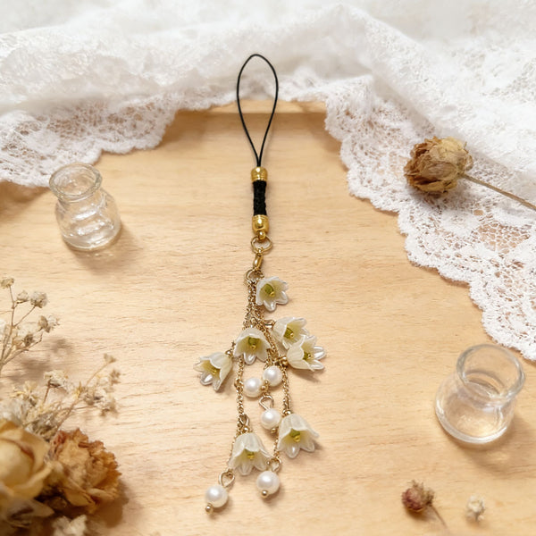 Flower Phone Charm Lanyard