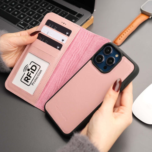 Funda cartera de piel MagSafe Casper para iPhone 16 Pro Max
