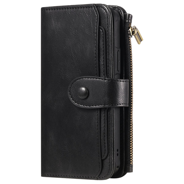 Retro Leather Wallet Case for iPhone 15 / 16 Series