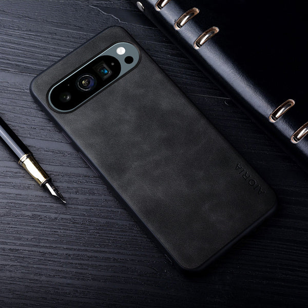 Funda de piel de oveja para Pixel 8 / Pixel 9