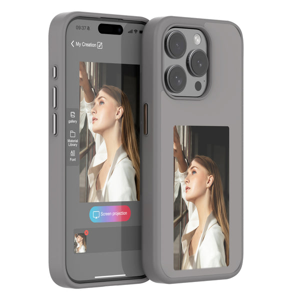 Funda con pantalla E-Ink