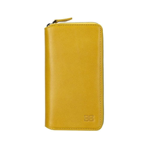Funda cartera de piel desmontable con cremallera para iPhone 14 - PMW