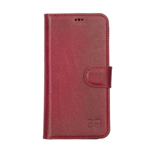 Funda cartera de piel desmontable multicolor para iPhone 14 - MW