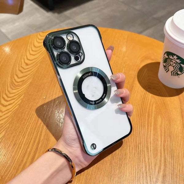 Frameless Magnetic Case for iPhone 15 Series