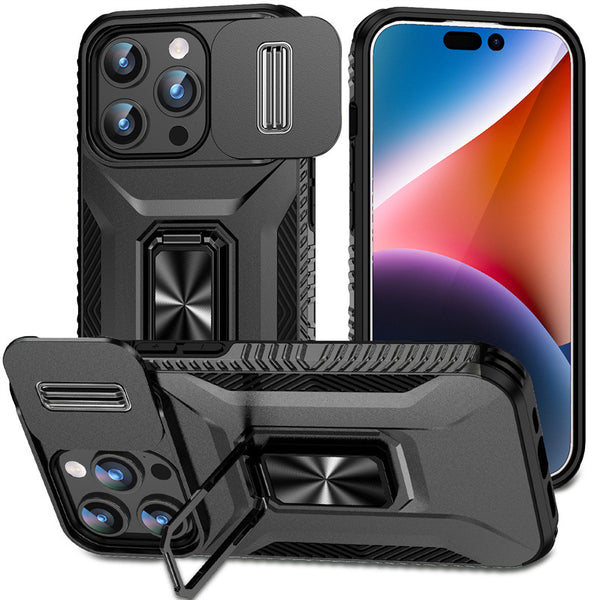Sliding Camera Cover Case for iPhone 15 / 16 / 17 Series