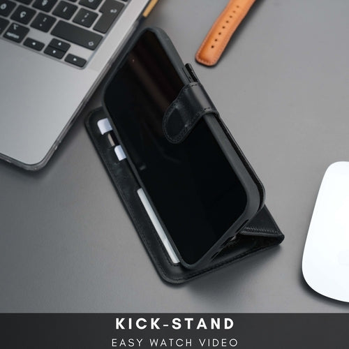 Funda cartera de piel MagSafe Casper para iPhone 16 Pro Max