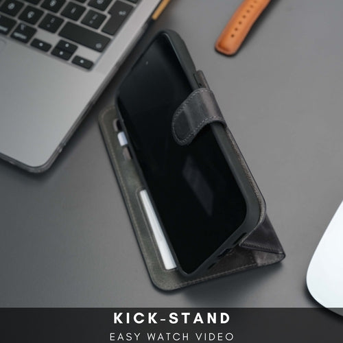 Funda cartera de piel MagSafe Casper para iPhone 16 Pro Max