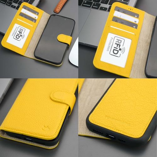 Funda cartera de piel MagSafe Casper para iPhone 16 Pro Max