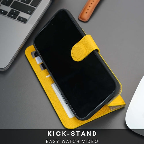 Funda cartera de piel MagSafe Casper para iPhone 16 Pro Max