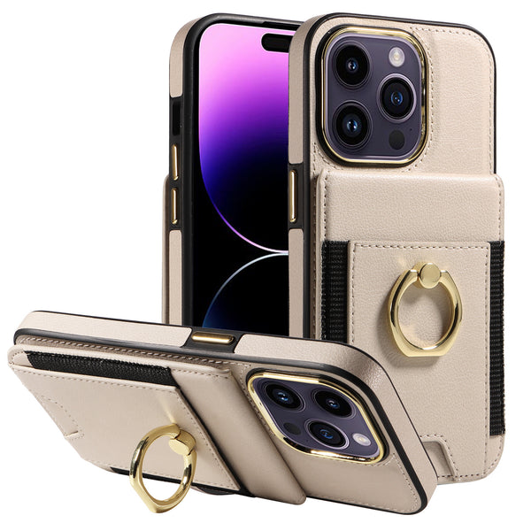 Premium Leather Back Case for iPhone 15 Series